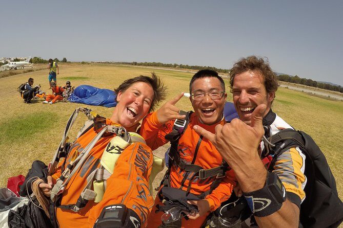 Algarve Tandem Skydive 10k ft (3000m) - Parachute, Landing, and the Jump Certificate