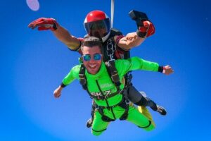 Algarve Tandem Skydive 15.000ft - The 15-minute instruction: how they set you up fast