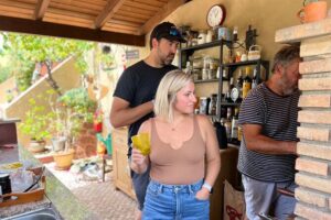 Algarvian Style Fish BBQ Class with Market Tour - Gato Preto de Silves: Aperitif, Outdoor Kitchen Energy, and Wine