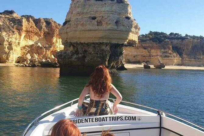 Benagil Caves at Sunrise or Sunset - Private Boat Tour - Praia do Barranquinho: a quirky shoreline geometry lesson