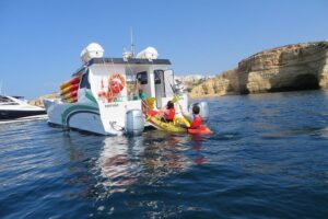 Benagil Kayak Tour On Board a Fantastic Catamaran - Portimão Check-In at Benagil Kayaks: Fast, Clear, and Practical