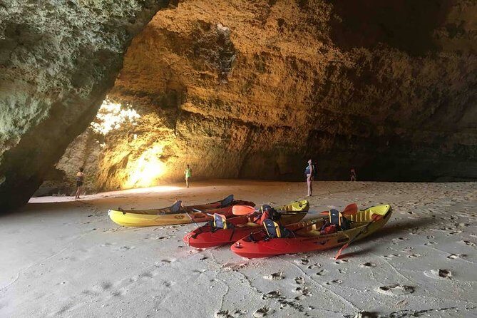 Explore Algarve Caves & Wild Beaches Kayak Tour - Stop-by-Stop Around Armação de Pêra: Caves and Wild Beaches