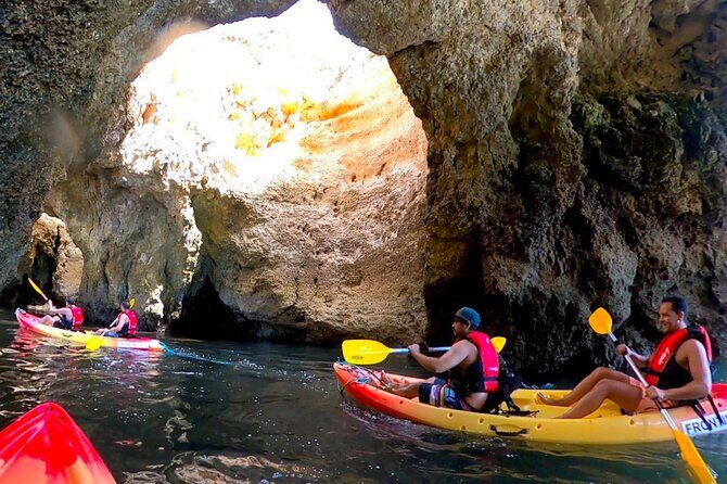 Explore Secret Caves and Beaches of Alvor - Boat & Kayak Tour - What’s included: kayak, boat, life jacket, and the fees covered