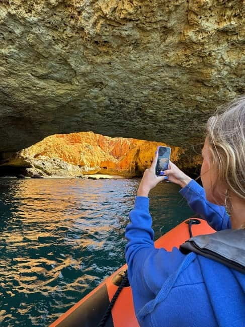 From Portimão: Benagil Caves and Beaches By Boat - Guide, Life Vests, and What’s Actually Included