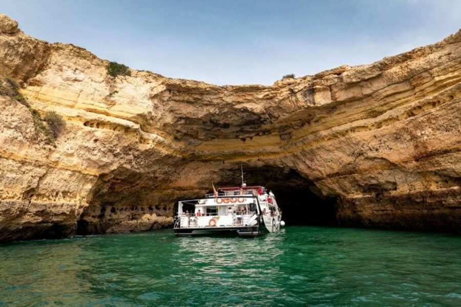 From Portimão: Benagil Sunset Cruise - The Ophelia catamaran: where comfort actually matters
