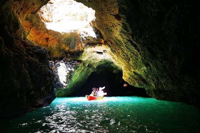 Kayak Benagil Cave with 1st kayak tour company - Benagil Cave Stop: Photo Time, Wet Conditions, and One New Rule