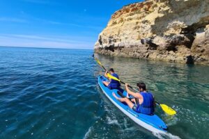 Kayak Tour with local guide in Benagil - Paddling Past Caves and Rock Formations Around Praia de Benagil