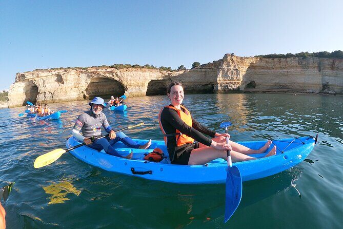 Kayaking Experience at Algarve Coastline Highlights Benagil caves - The Real Value: Geology Talk and Fossil Identification