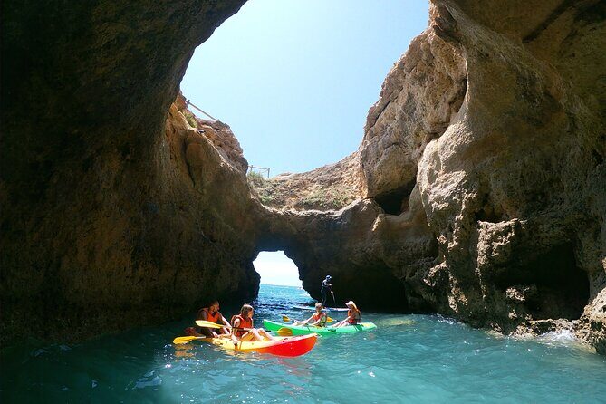 Kayaking Experience at Algarve Coastline Highlights Benagil caves - Safety Setup: Wetsuits, Life Jackets, and a Guide Who Keeps Control