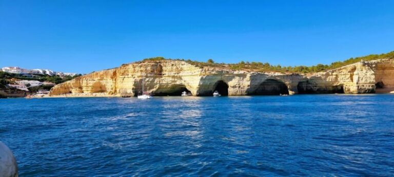 Portimão: Benagil Caves and Coast Boat Tour with Swim Stop - Portimão’s Alegria cruise: easy time on the water
