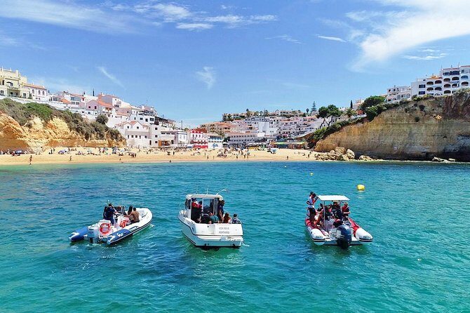 Portimão: Benagil Caves Speedboat Tour - Live Guide Energy: Humor, English, and Practical Tips