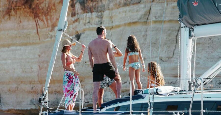 Portimao: Full Day Luxury Sail-Yacht Cruise - The Algarve coastline: cliffs, beaches, and rock formations