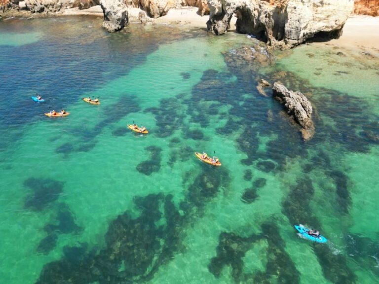 Portimão: Small Group Kayak Cave and Cliff Tour - Meeting at Praia do Vau and Getting On the Water