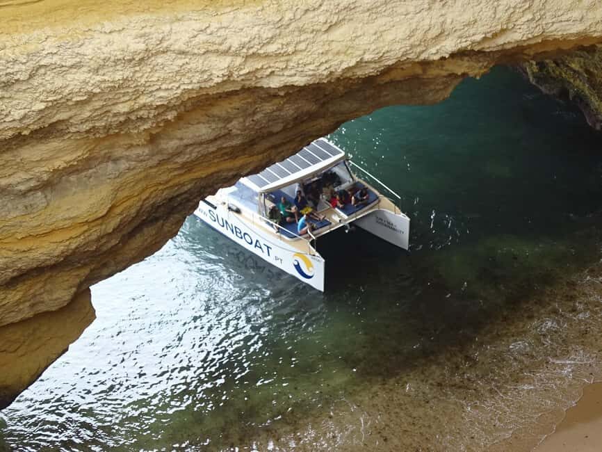 Portimao: Summer SUNSET Benagil Caves Tour | Eco Catamaran - Why a Portimão Sunset on an Eco Catamaran Feels Different