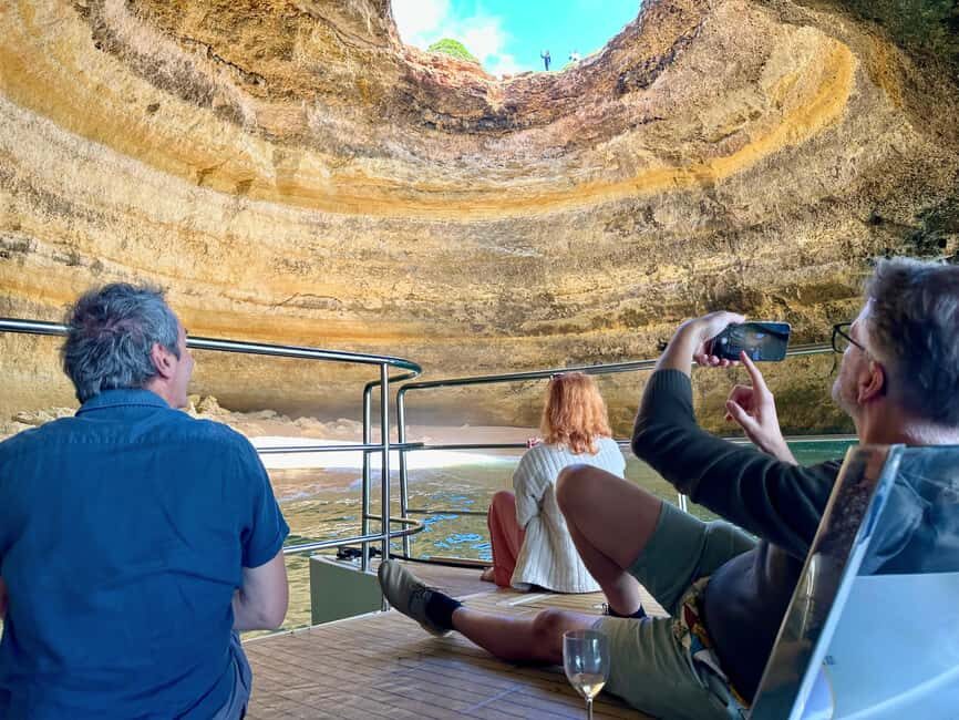 Portimao: Summer SUNSET Benagil Caves Tour | Eco Catamaran - Onboard Amenities and the Small Rules That Keep It Smooth