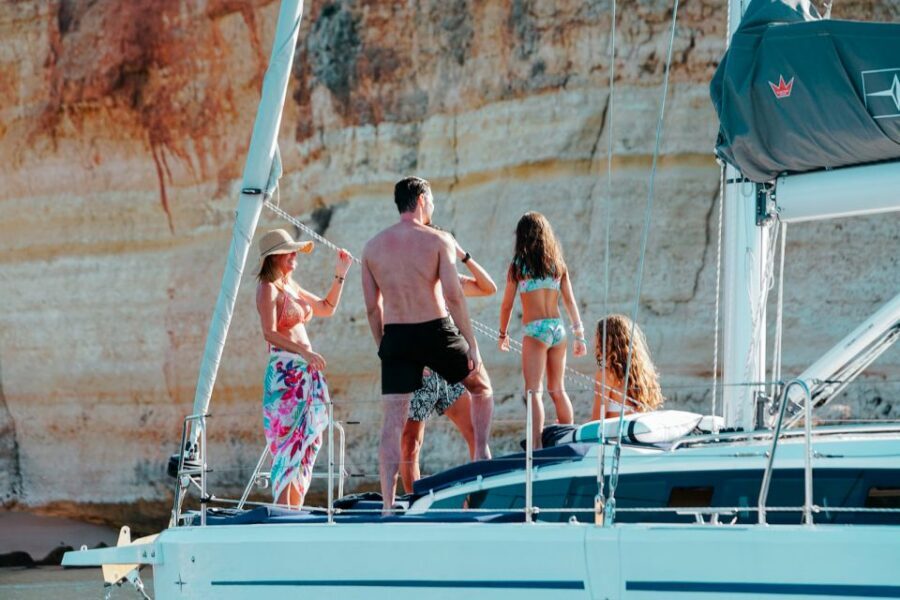 Portimao: Sunrise Luxury Sail-Yacht Cruise - Getting on board: Marina of Portimão, safety briefing, and shoe rules
