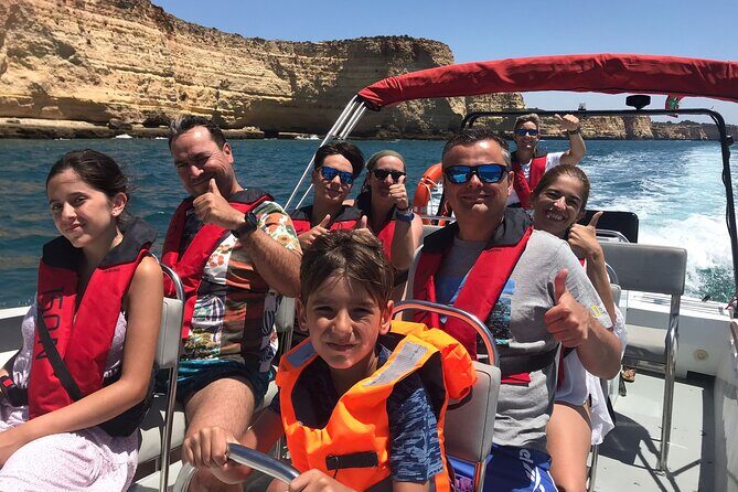 Private Boat Tour through the Benagil Caves - On-board snorkeling, life vests, and the toast