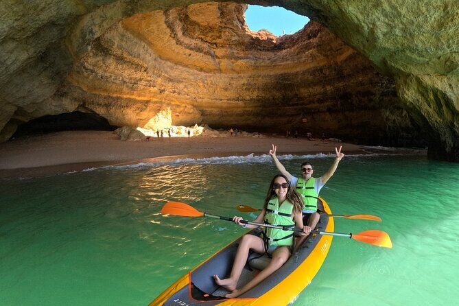 Private Kayak Experience In Benagil Cave with 4K Photos - Private Kayaks and comfort gear that actually helps