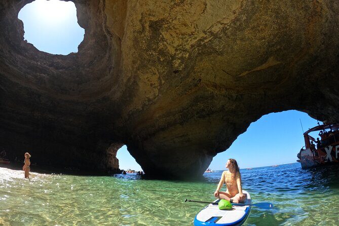 Small Group Paddleboard Experience in Benagil Cave with 4K Photos - Paddle to Praia da Marinha: caves on the route, arches at the beach