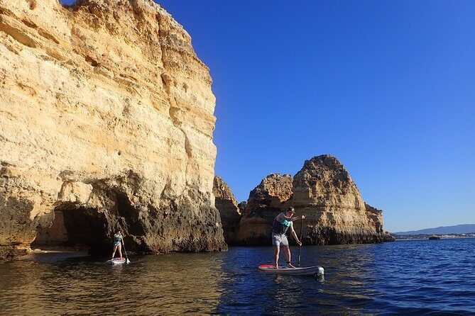 Stand Up Paddle Sunrise Caves Tour in Lagos - pickup Aljezur area - Route Highlights: Love Cave and Ponta da Piedade