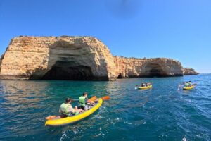 Sunrise Small Group Kayak Experience in BENAGIL Cave & 4K Photos - Benagil Cave sinkhole: guided insights and your own explore time