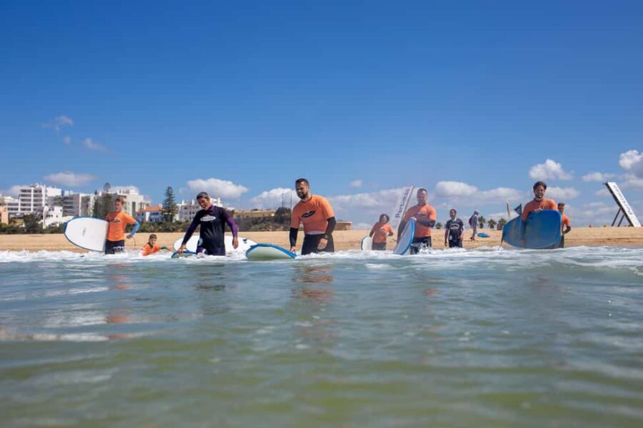 Surf Lesson Praia da Rocha - Sand training: the “small” step that makes your water time better