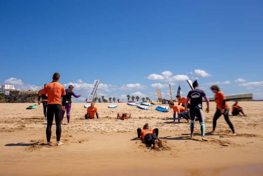 Surf Lesson Praia da Rocha - Safety and coaching style: why beginners feel confident here